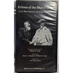 Echoes of the Blue‎ & Gray Civil War Veterans on Video Cassette VHS in Clamshell